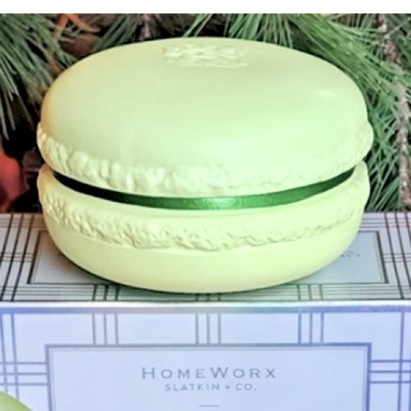 Homeworx,NIB Macaron scented Candle set of 3, 3 wick Scent PBJ,Lavender,Key Lime - Picture 3 of 4